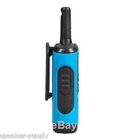 Motorola Talkabout T100 Talkie Walkie 8 Pack Combinée 16 Mile Two Way Radios Bleu