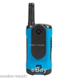 Motorola Talkabout T100tp Walkie Talkie 12 Pack Combinée 16 Mile Two Way Radios Bleu