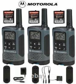 Motorola Talkabout T200tp Walkie Talkie 3 Pack Set De Radio À Deux Voies De 20 Mile