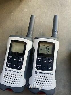 Motorola Talkabout T260 Radio À Deux Voies, 7 Lot Blanc