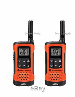 Motorola Talkabout T265 6 Pack Talkie Walkie Set 25 Mile Two Way Radio + Oreillettes