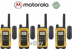 Motorola Talkabout T402 4 Pack Talkie Walkie 35 Mile Two Way Radio Étanche