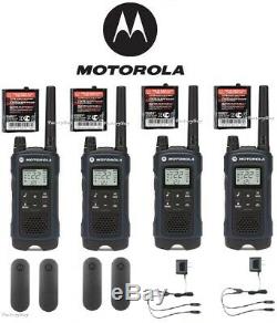 Motorola Talkabout T460 Talkie Walkie 4 Pack Set 35 Mile Two Way Radio