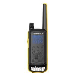 Motorola Talkabout T470 Radio Bidirectionnel, 35 Miles, Paquet de 2, NOAA, Noir & Jaune
