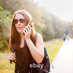Motorola Talkabout T470 Radio Bidirectionnel, 35 Miles, Paquet de 2, NOAA, Noir & Jaune