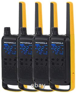 Motorola Talkabout T470 Radio Bidirectionnel 4-Pack Talkies Noir/Jaune 22 Canaux