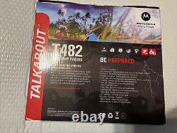 Motorola Talkabout T482 Radio Rechargeable À Deux Voies, Blanc/rouge, 2-pack