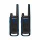 Motorola Talkabout T800 Deux-way Radios, 2 Pack, Noir / Bleu