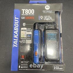 Motorola Talkabout T800 Radio À Deux Voies, 2 Pack, Bluetooth, Brand New Sealed