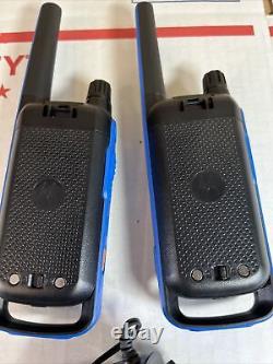 Motorola Talkabout T800 Radios Bidirectionnelles, 2 Packs, Noir/bleu