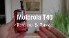 Motorola Tlkr T40 Pmr Radios Examen Et Test Range
