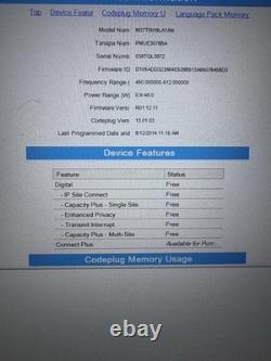 Motorola XPR4550 UHF 450-512 MHz 40W MotoTRBO DMR Radio Mobile Bicommunication