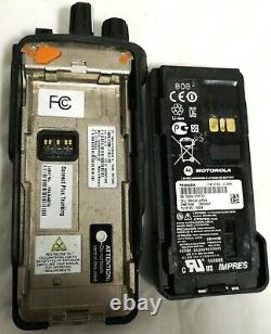 Motorola Xpr7550 Modèle Aah56rdn9ka1an Radio Dans Les Deux Sens Avec Pmnn4489a