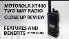 Motorola Xt400 Série Radio À Deux Voies Fonctions U0026 Avantages