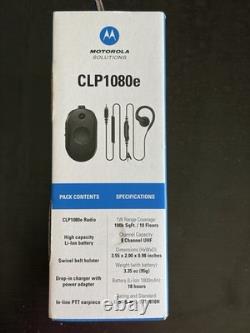 Motorola radio portable bidirectionnelle analogique UHF 8 canaux sans écran CLP1080E