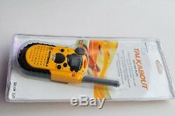 New Old Stock Sunstreak Jaune Motorola Talkabout Two-way Radio Model 250