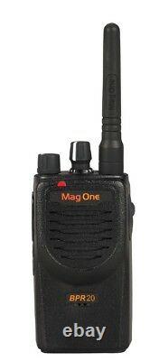 Nouveau Motorola Mag One Bpr20 Uhf Radio À Deux Voies Walkie Talkie Portable 16 Ch 2 W