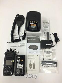 Nouveau Motorola Mototrbo Xpr 7550e Uhf Digital Radio Bidirectionnelle Wifi Bluetooth