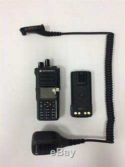 Nouveau Motorola Mototrbo Xpr 7550e Uhf Digital Radio Bidirectionnelle Wifi Bluetooth