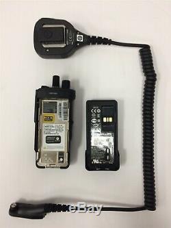 Nouveau Motorola Mototrbo Xpr 7550e Uhf Digital Radio Bidirectionnelle Wifi Bluetooth