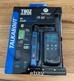 Nouveau Motorola T802 Talkabout Radios de Talkie-Walkie Rechargeables à Deux Voies, Pack de 2
