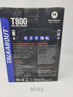 Nouveau Motorola Talkabout T800 Radios À Deux Voies Walkie-talkies 35 Mile Range