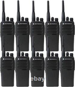 Pack de 10 radios bidirectionnelles UHF Motorola CP200d AAH01QDC9JC2AN NEUVES