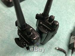 Paire Motorola Mototrbo Xpr Xpr6100 Uhf 6100 Radios Bidirectionnelles Avec Chargeur