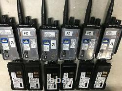 Qty 6 Motorola Mototrbo Xpr3500 Uhf Aah02rdh9ja2an Radios À Deux Sens