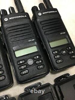 Qty 6 Motorola Mototrbo Xpr3500 Uhf Aah02rdh9ja2an Radios À Deux Sens