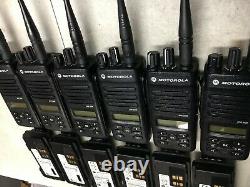 Qty 6 Motorola Mototrbo Xpr3500 Uhf Aah02rdh9ja2an Radios À Deux Sens