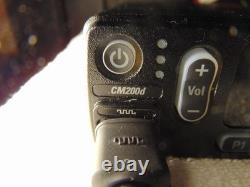 RADIO BIDIRECTIONNEL VHF MOTOROLA CM200D AVEC MICROPHONE - AAM01JQC9JA1AN