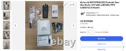 Radio Portable Bidirectionnelle UHF 400-480MHz Motorola MOTOTRBO R2 IP55 AAH11YDC9JA2AN