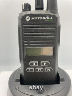 Radio VHF Motorola CP185 136-174 MHz Nouveau Bat! , Ant, CHG Programmation gratuite