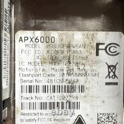 Radio bidirectionnelle Motorola APX6000 700/800 MHz H98UCF9PW6AN en état d'occasion