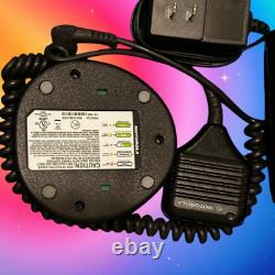 Radio bidirectionnelle Motorola CP200D avec chargeur et microphone noir