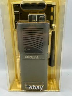 Radio bidirectionnelle Motorola Talkabout Distance DPS en étain foncé