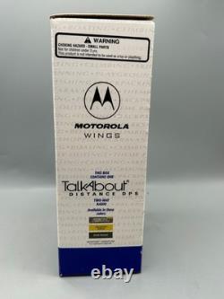 Radio bidirectionnelle Motorola Talkabout Distance DPS en étain foncé