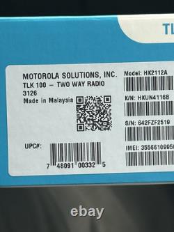Radio bidirectionnelle Motorola WAVE TLK 100 8 canaux 4G LTE WiFi (HK2112A)