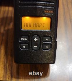 Radio bidirectionnelle Motorola Walmart RDM2070d avec batterie et chargeur