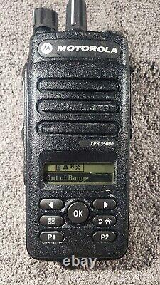 Radio bidirectionnelle Motorola XPR3500e AAHO2RDH9VA1AN UTILISÉE GC (V1404)