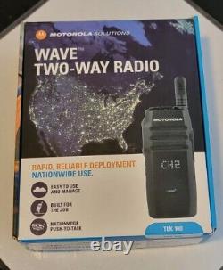 Radio bidirectionnelle TLK 100 Motorola WAVE OnCloud avec couverture nationale 4G LTE WiFi