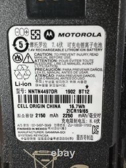 Radio bidirectionnelle antique Motorola CP200 avec accessoires, lire la description