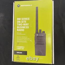 Radio d'entreprise bidirectionnelle sur site NIB Motorola RMV2080 série RM 8 canaux