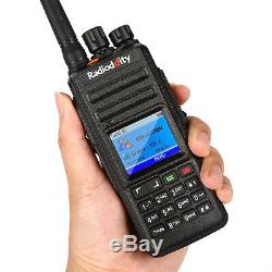 Radioddity Gd-55 Plus Uhf Dmr Ip67 2800mah Batterie HP 10watt Radio À Deux Voies