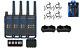 Radios Bidirectionnelles Motorola Solutions T802 Avec 4 écouteurs Ptt Et Plateaux De Chargement, Pack De 4