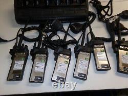 Six Motorola Pr1500 136-174 Mhz Vhf Radios À Deux Voies Aah79kdc9pw5bn