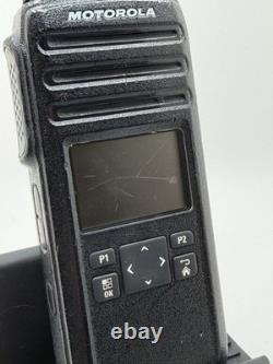 Talkie-walkie numérique portable Motorola DTR700 avec fixation à la ceinture