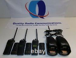 Trois Motorola Mt1500 136-174 Mhz Vhf Radio À Deux Voies Avec Impres H67kdd9pw5bn