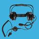 Two Way Radio Casque Avec Suppression De Bruit Pour Motorola Ht1000 Mt1500 Mt2000